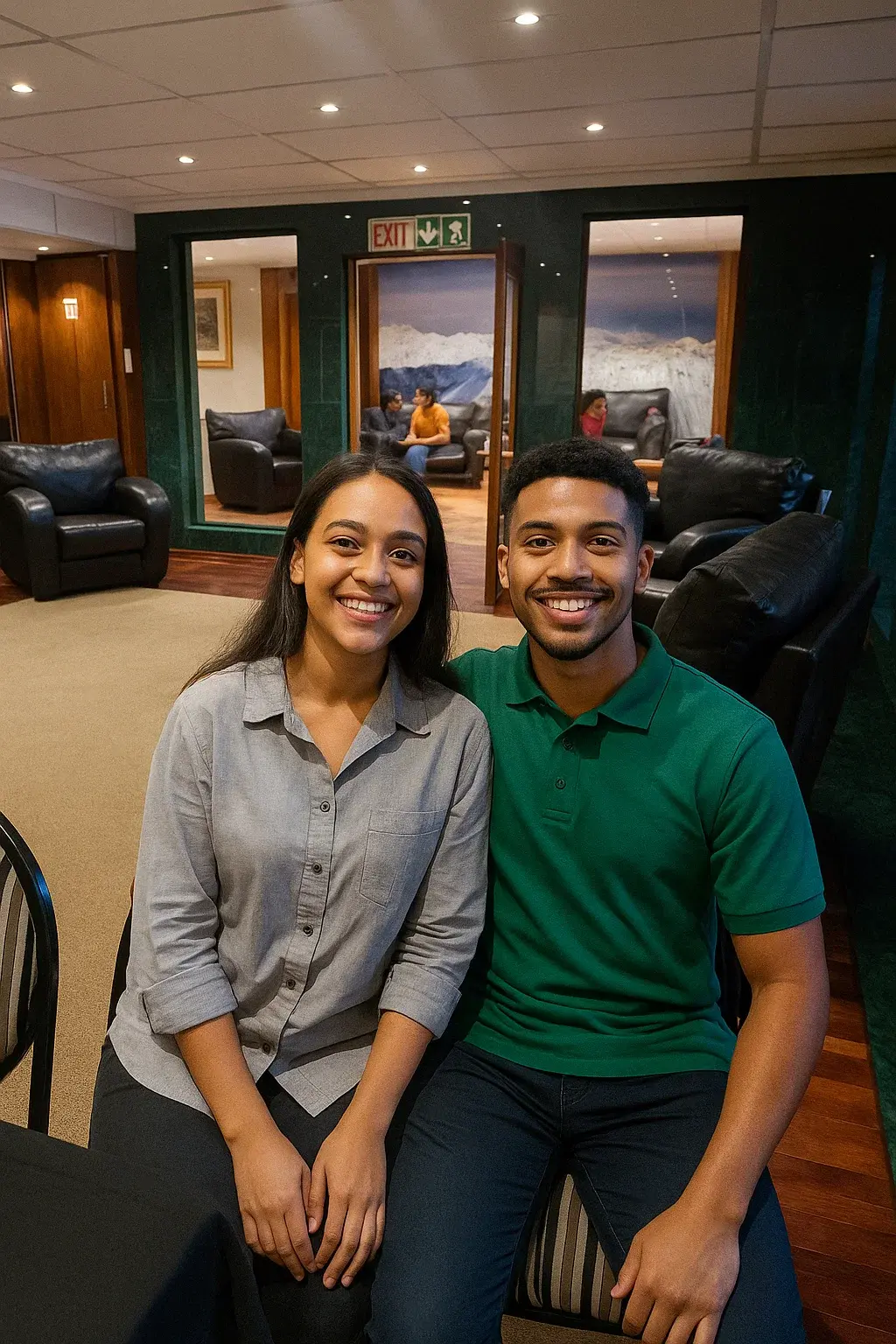residents in conference room