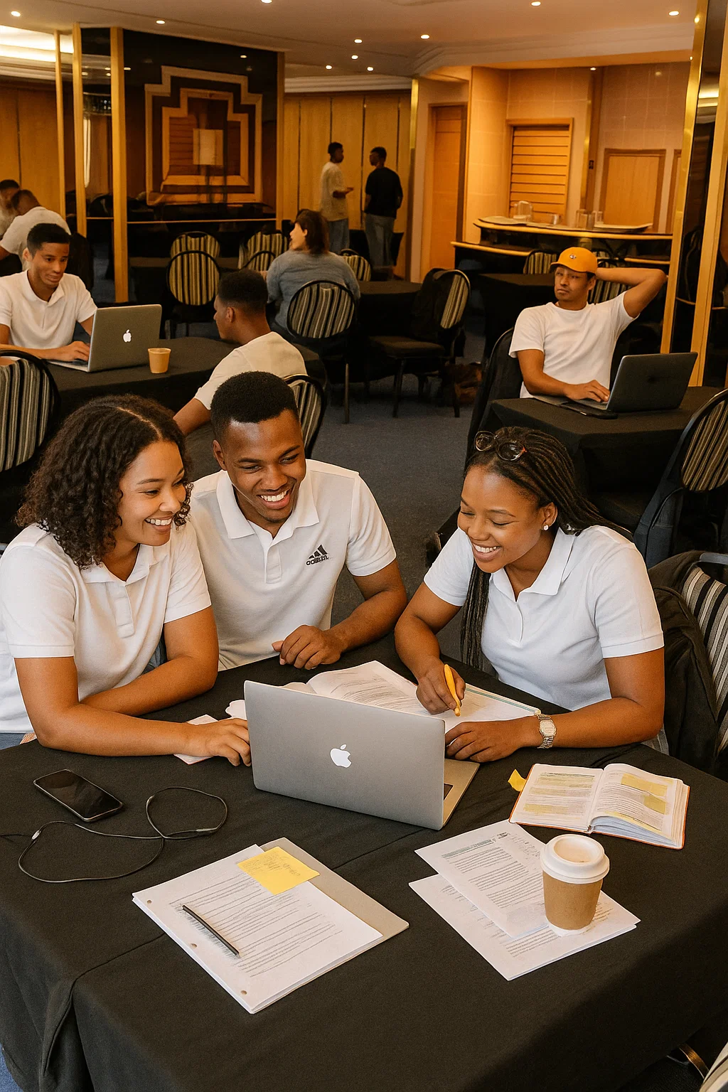 Student studing in Study Centre
