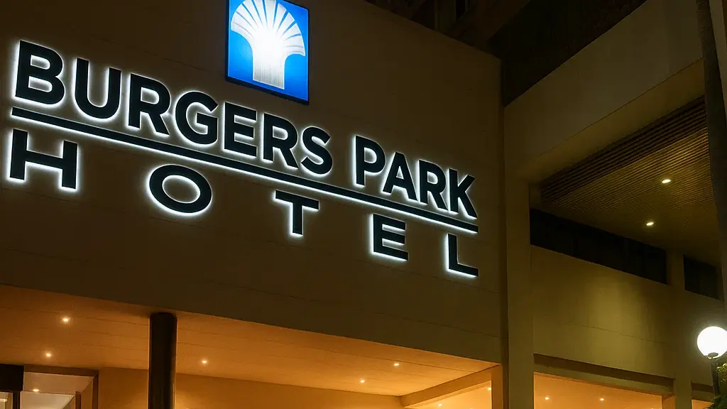 Outside area of Burgers Park Student Hotel